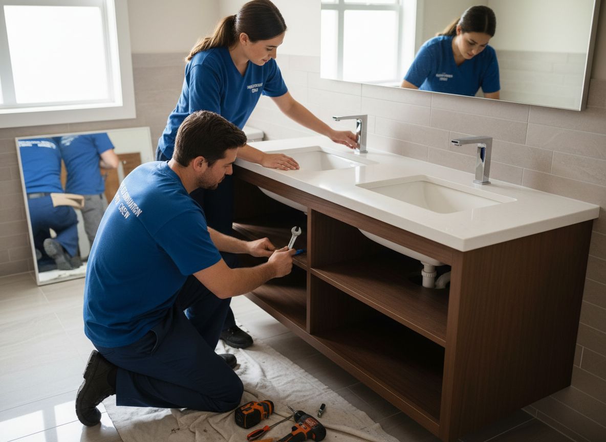 Bathroom Vanity Installation