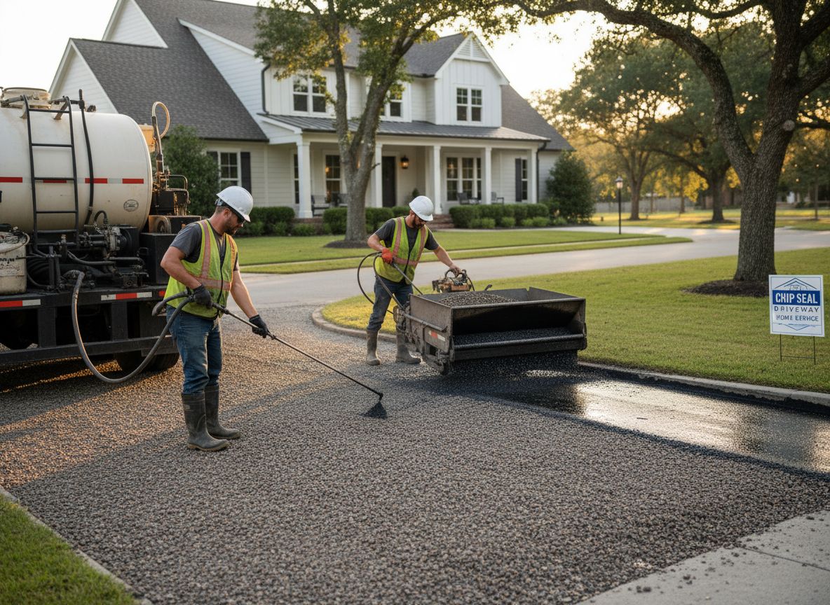 Chip Seal Driveway
