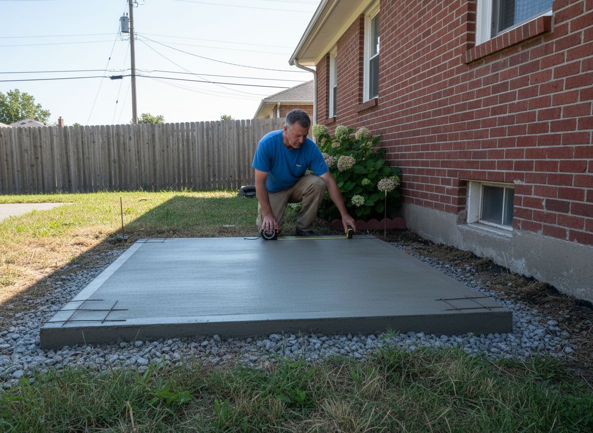 Concrete Pad Installation