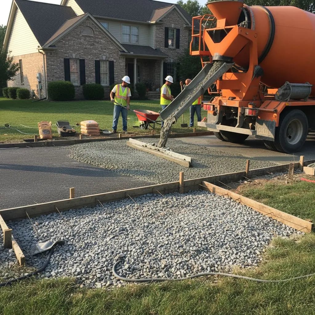 Driveway Extension Installation